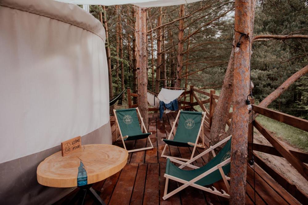 Jurty Z Widokiem, Prywatna Balia- Dzikolas Glamping Krasnobród Екстериор снимка