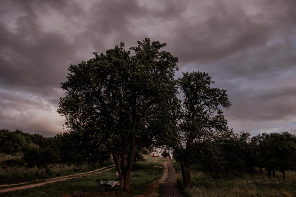 Jurty Z Widokiem, Prywatna Balia- Dzikolas Glamping Krasnobród Екстериор снимка