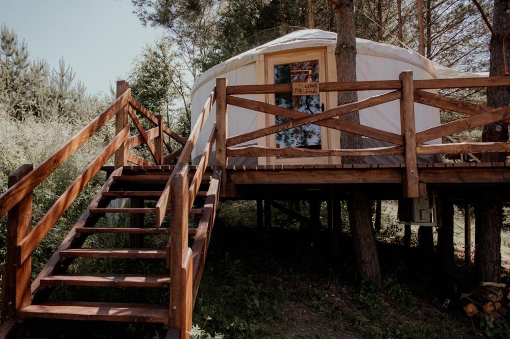 Jurty Z Widokiem, Prywatna Balia- Dzikolas Glamping Krasnobród Екстериор снимка
