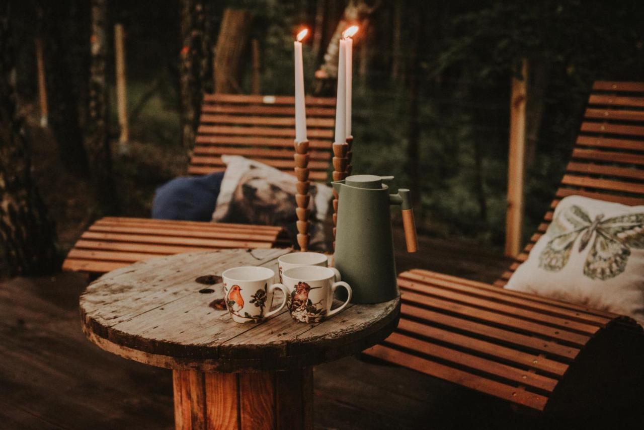 Jurty Z Widokiem, Prywatna Balia- Dzikolas Glamping Krasnobród Екстериор снимка