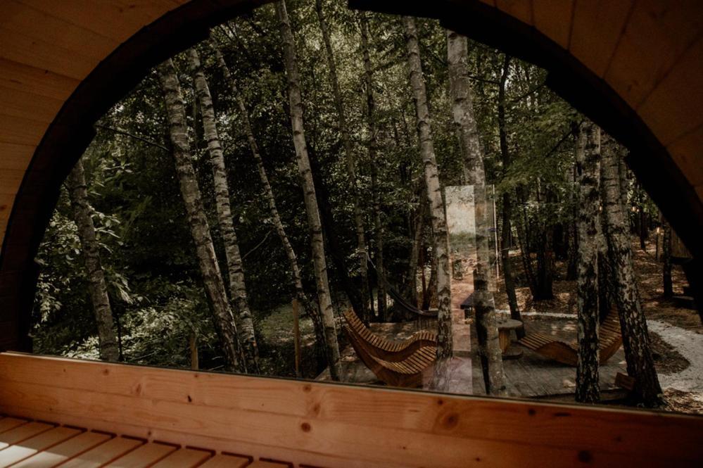 Jurty Z Widokiem, Prywatna Balia- Dzikolas Glamping Krasnobród Екстериор снимка