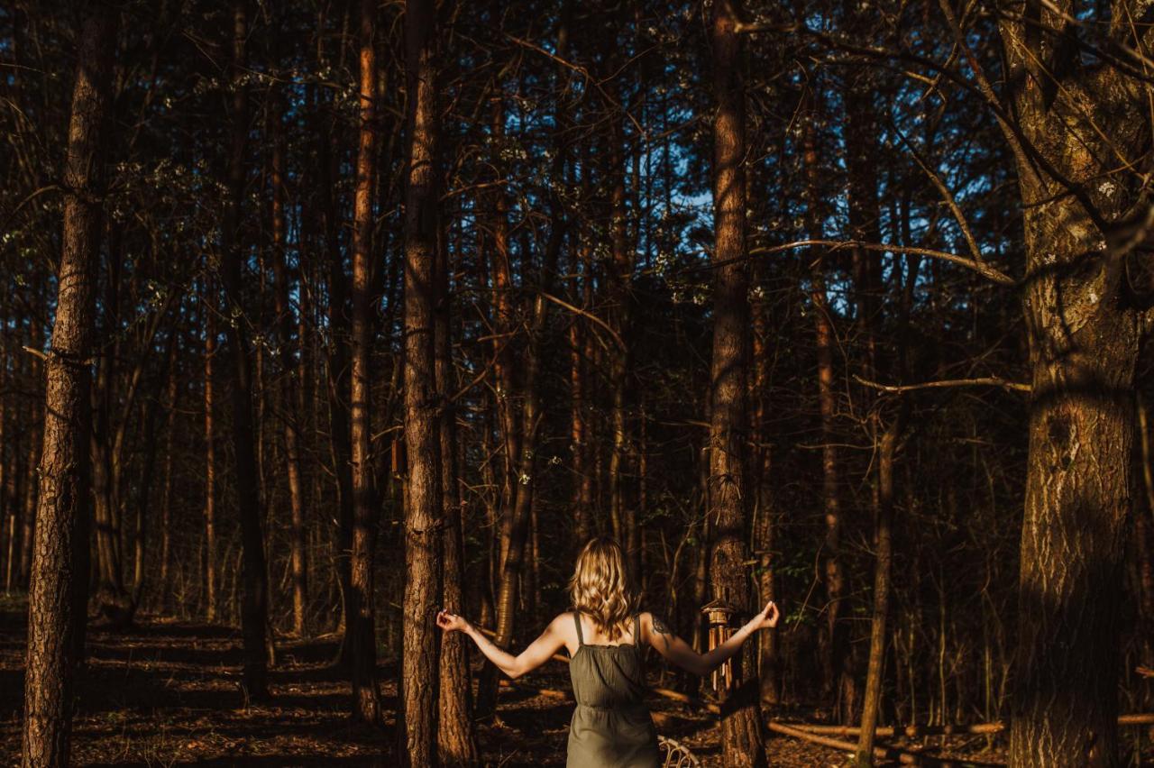 Jurty Z Widokiem, Prywatna Balia- Dzikolas Glamping Krasnobród Екстериор снимка