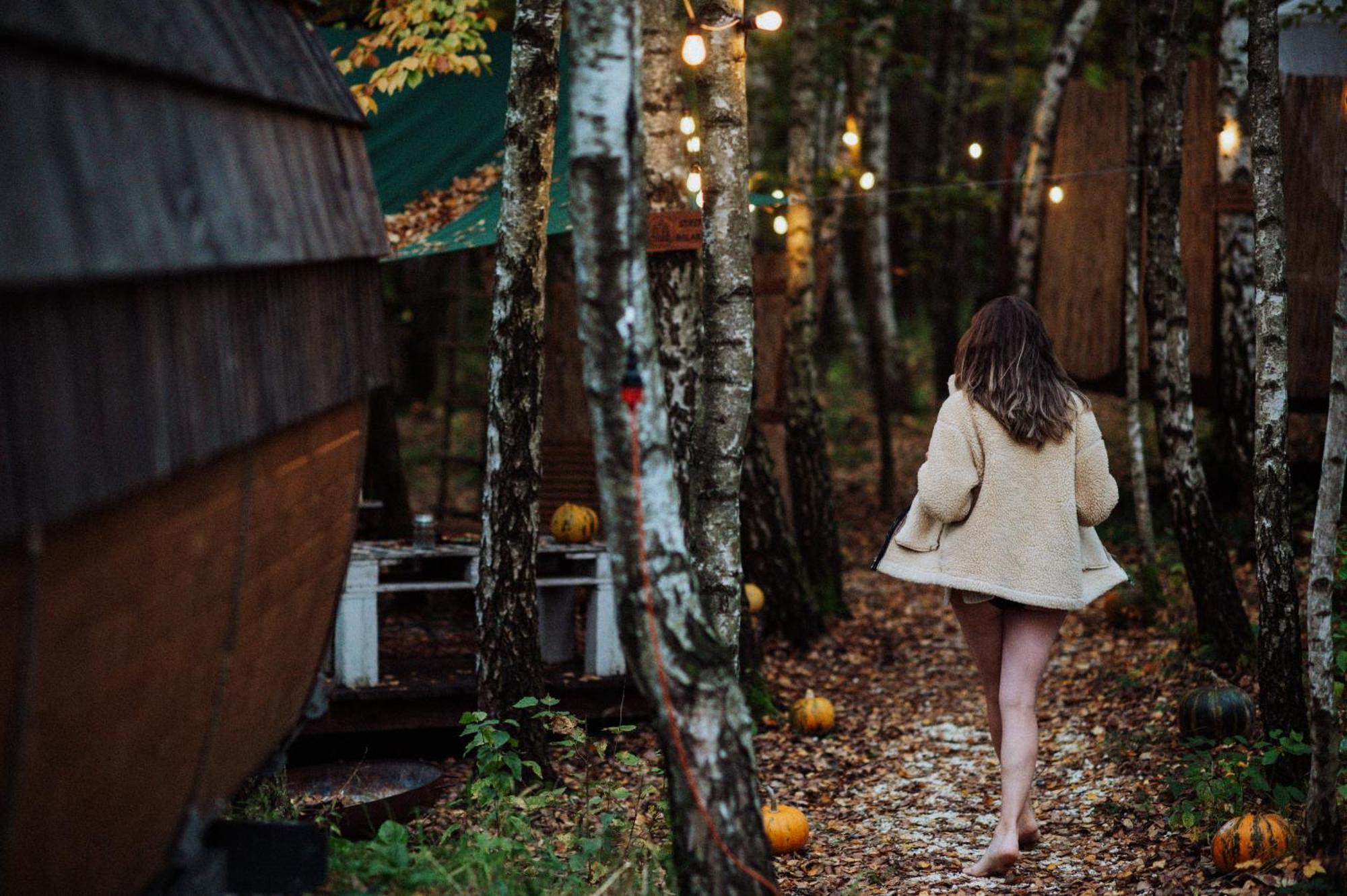 Jurty Z Widokiem, Prywatna Balia- Dzikolas Glamping Krasnobród Екстериор снимка